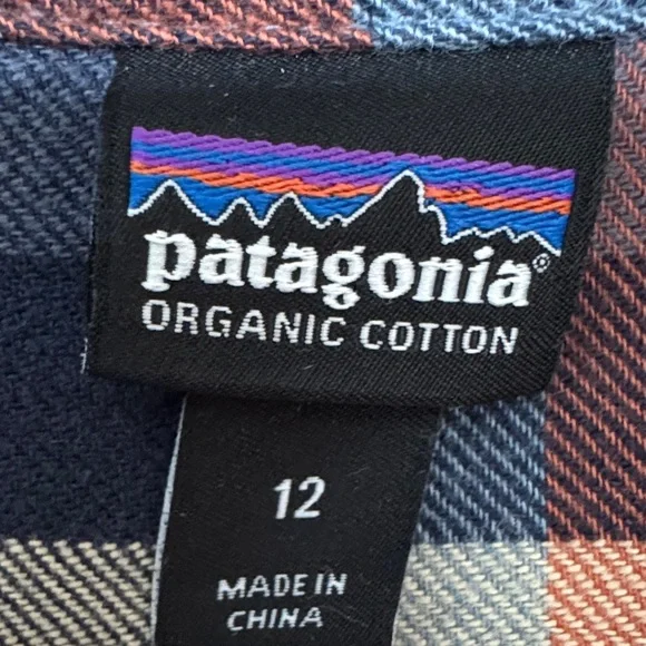 Patagonia W's Heywood Flannel Shirt Women’s 12 Organic Cotton - Picture 3 of 4